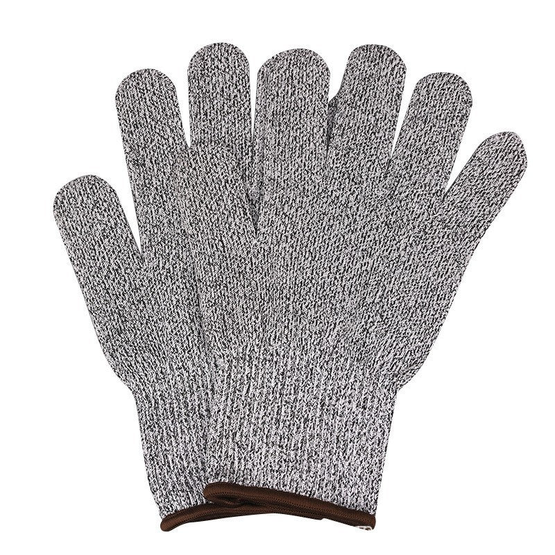 Cut-resistant work glove with coated palm