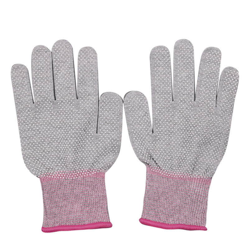 13-gauge nylon work glove with PVC dot grip