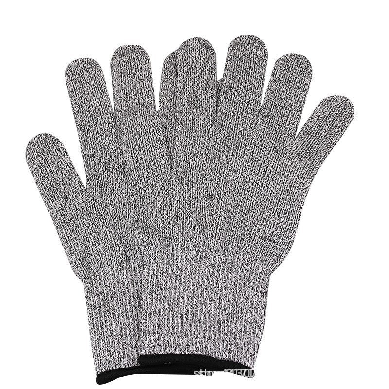 Cut-resistant work glove with coated palm