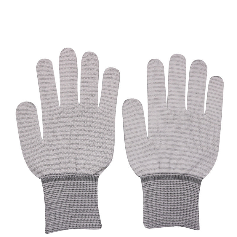 13-gauge nylon work glove with PVC dot grip