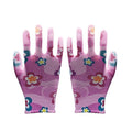 Printed PU palm coated work glove